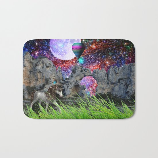 dreaming planet Bath Mat