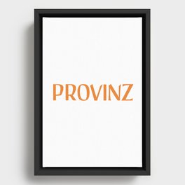 provinz Framed Canvas