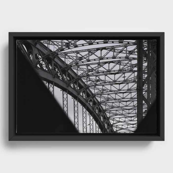 City bridge Framed Canvas
