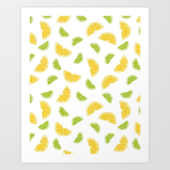 Citrus Sours Art Print