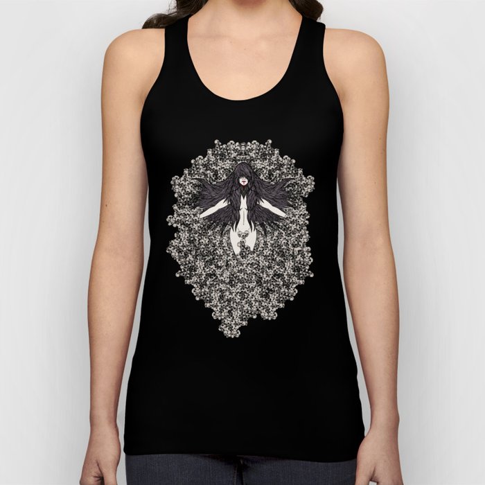 A Lady and her Skulls (Please give feedback) Tank Top