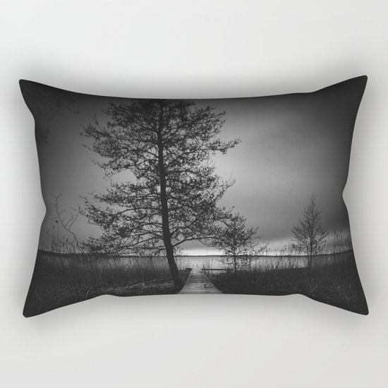 On the wrong side of the lake 9 Rectangular Pillow
