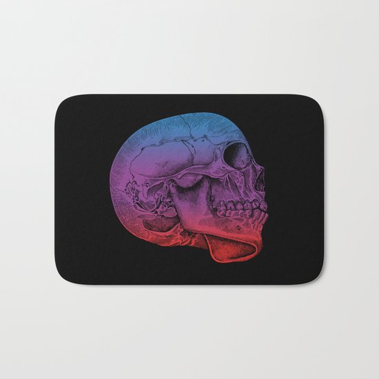 Rainbow Skull Joy Bath Mat