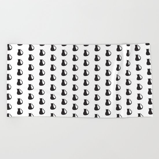 The Cats Meow Beach Towel