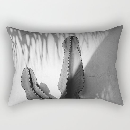 Monochrome SoCal Shadows Rectangular Pillow