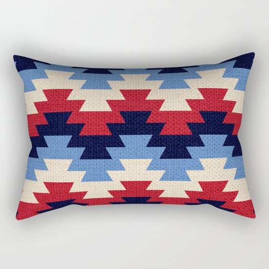 Aztec geometric pattern Rectangular Pillow