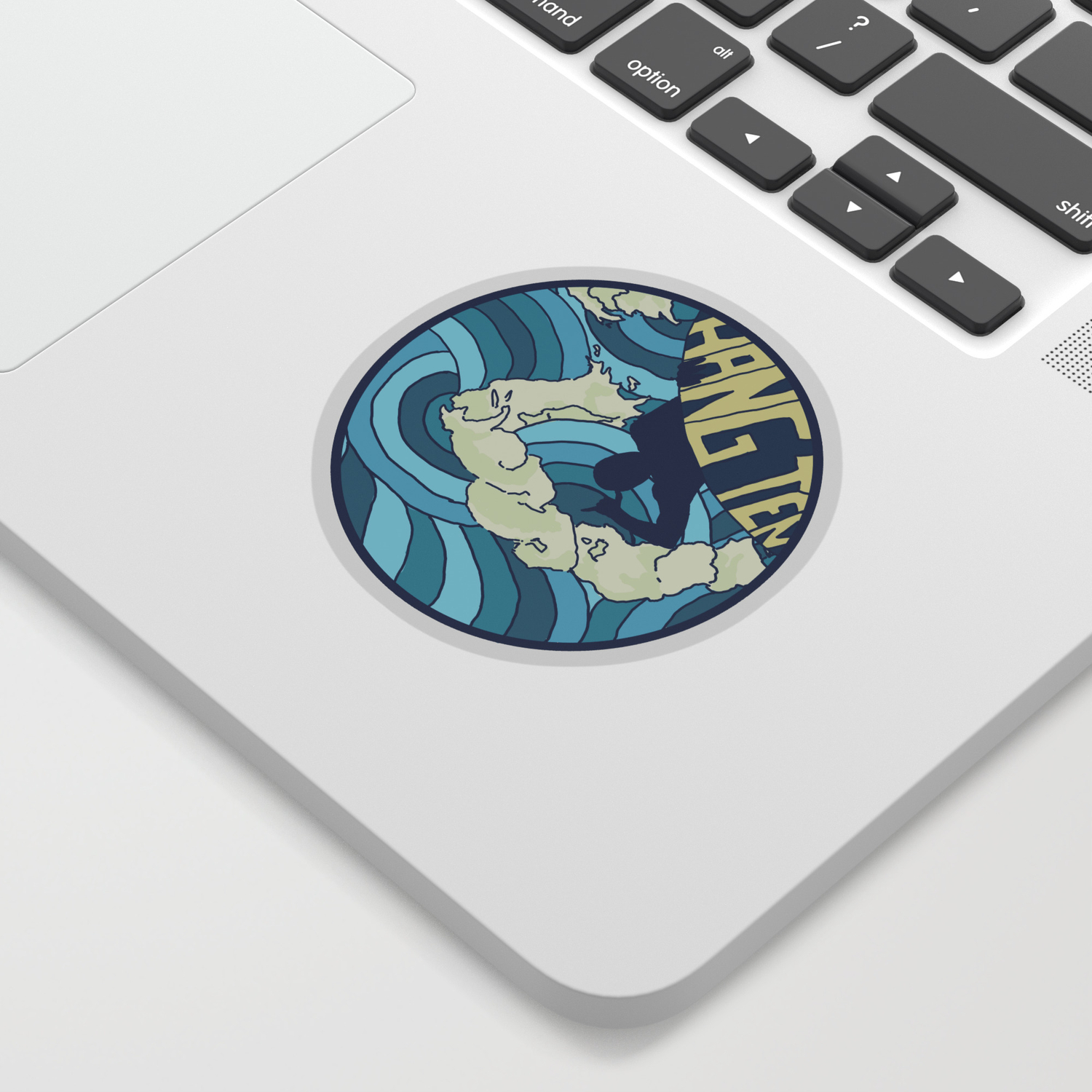 Hang Ten Sticker By Offtheshore Society6