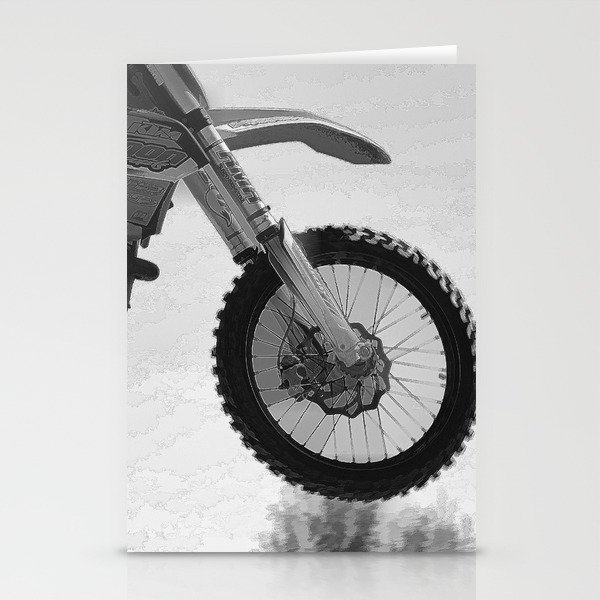 Motocross Dirt-Bike Racer Stationery Cards