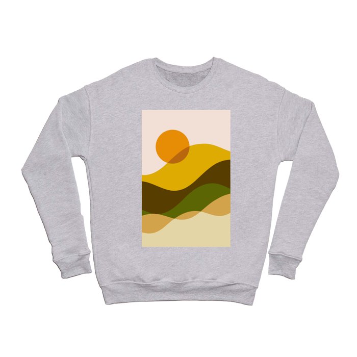 Abstraction_SPRING_SUMMER_WAVE_JOY_ART_Minimalism Crewneck Sweatshirt