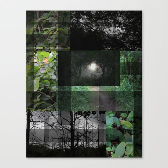 Forest Night /Dusk At Kensington Canvas Print