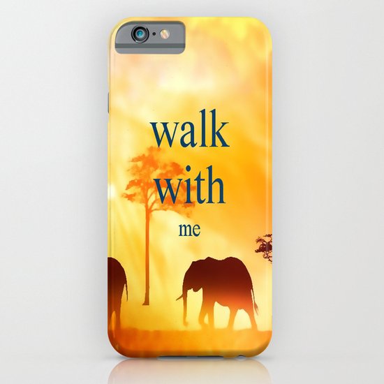 Walk with me iPhone & iPod Case