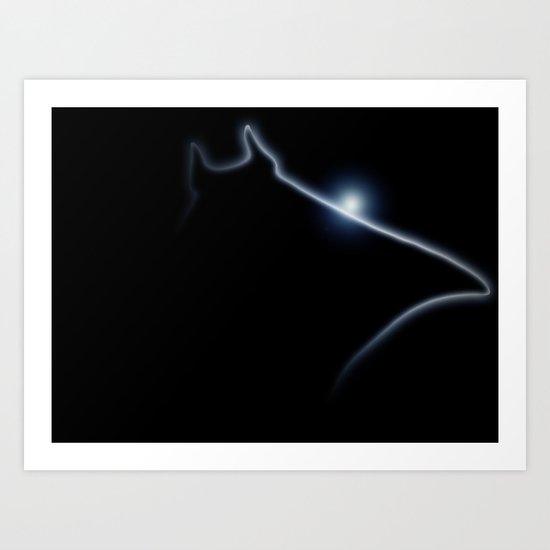 Moon Diver Art Print