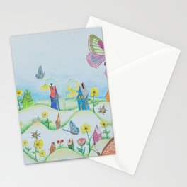 Butterflies Stationery Card