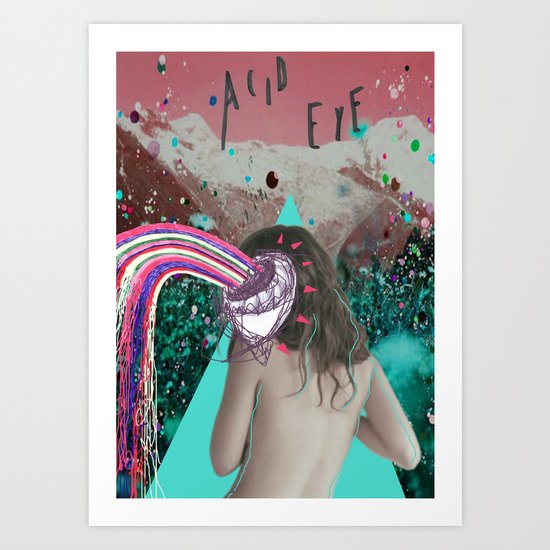 Acid Eye Art Print