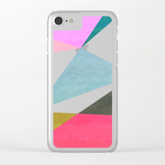 Abstract 05 Clear iPhone Case