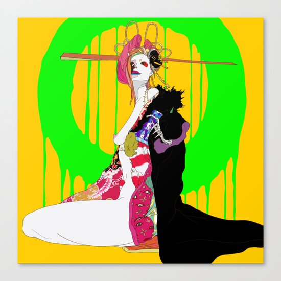 地獄太夫 (あなたを道連れ) - JIGOKUDAYU (ANATAWOMICHIZURE) Canvas Print