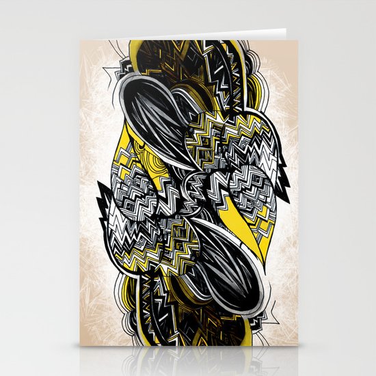Bird sleeping Stationery Cards