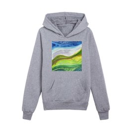 fields of dreams Kids Pullover Hoodies