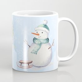 Cute adorable Snowman Mug