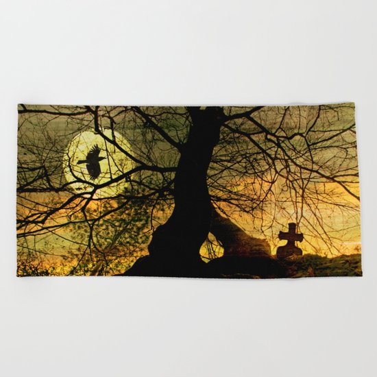 A mysterious place Beach Towel