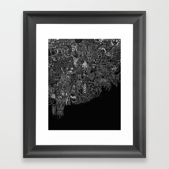 Peepers Framed Art Print