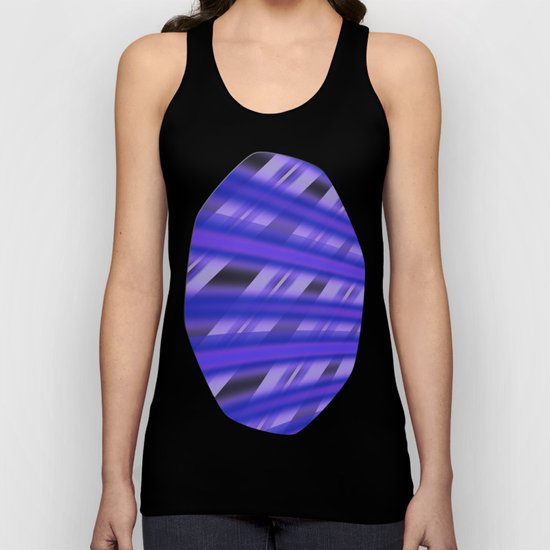 Fractal Play in Purplicious Unisex Tank Top