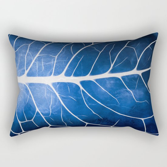 Glowing Grunge Veins Rectangular Pillow