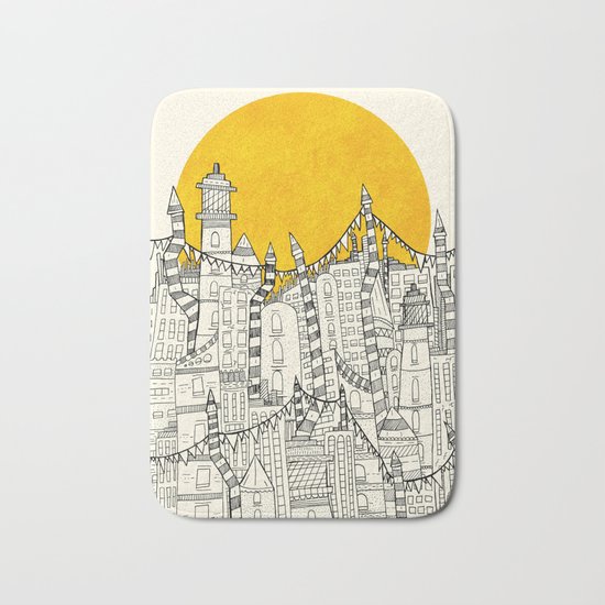 Big Sun Small City Bath Mat