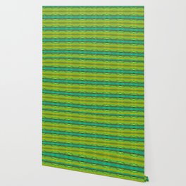 Waves of Green Wallpaper