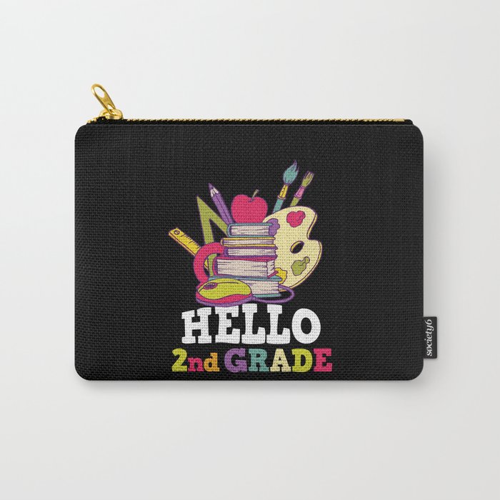 Hello 2nd Grade Back To School Carry-All Pouch