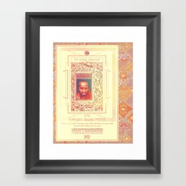Muktananda; Om Namah Shivaya Framed Art Print
