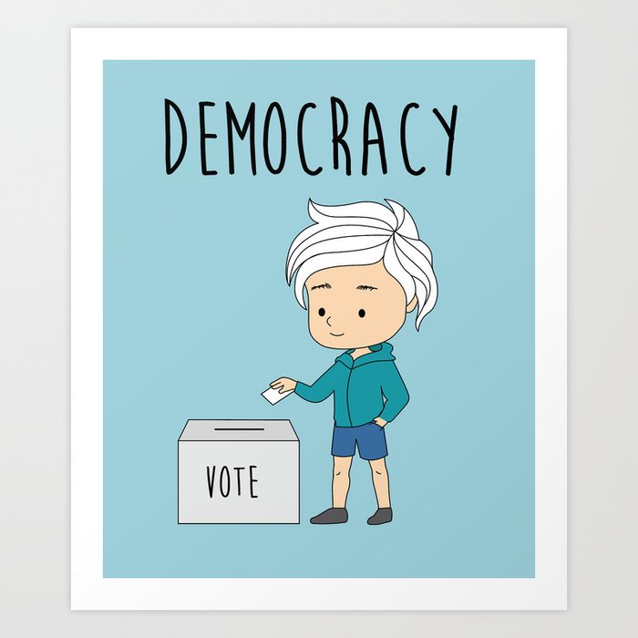 International Day Of Democracy Celebrate The Day For The Human Rights Art Print By Thewishdesigns Society6
