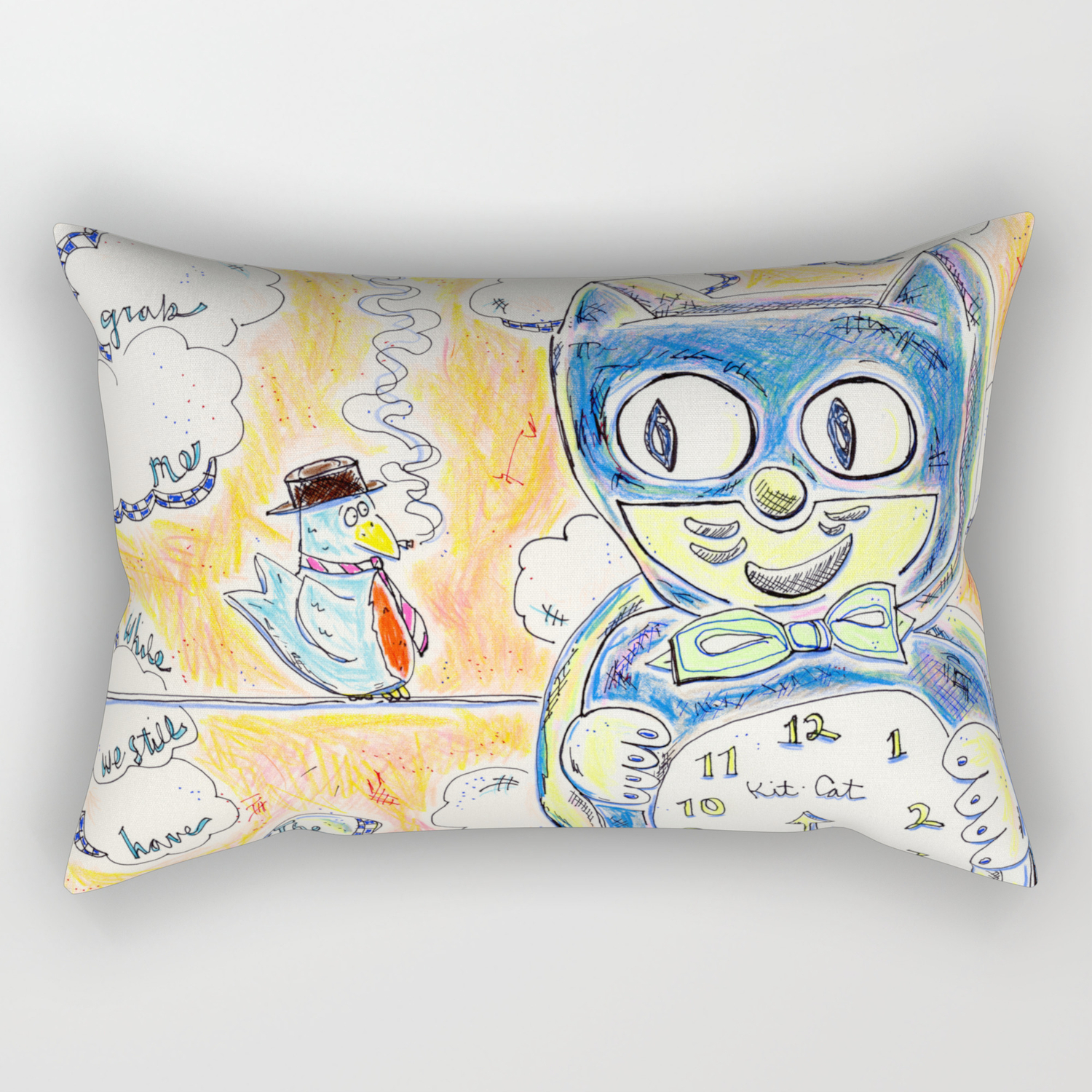 Grab Me While We Still Have The Time Rectangular Pillow By