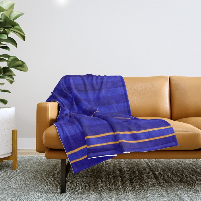 N241 - Navy Deep Calm Blue Velvet Texture Moroccan Style  Throw Blanket