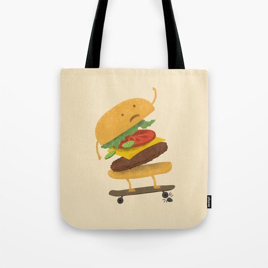 Burger Wipe-out Tote Bag