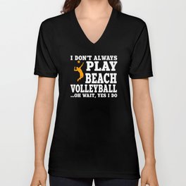 Beach Volleyball Gift V Neck T Shirt