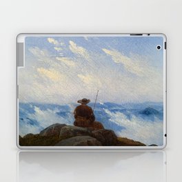 Wanderer on the Mountaintop - Carl Gustav Carus (1818) Laptop Skin