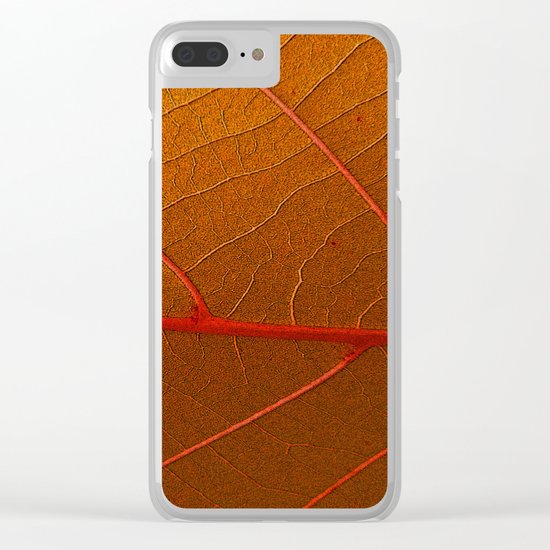 AUTUMN LEAF Clear iPhone Case