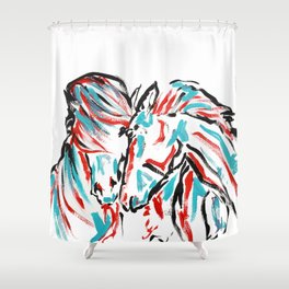 Horse Love Shower Curtain