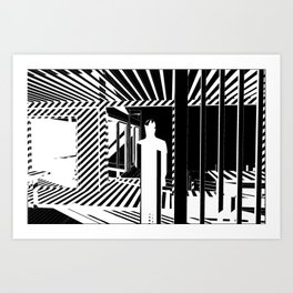 Solitary Man Art Print