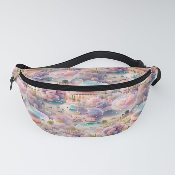 Mystical Bubble Landscape Pattern Fanny Pack