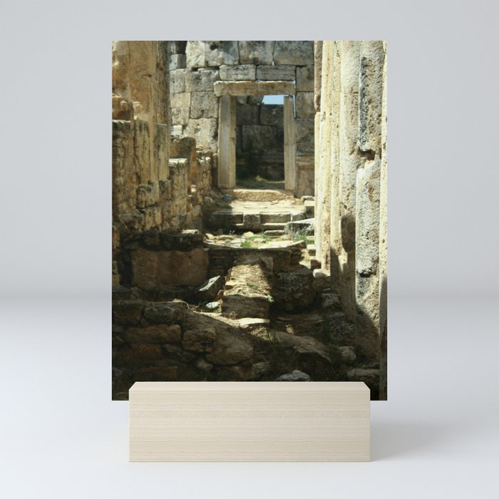 Roman Latrine Hierapolis Turkiye Mini Art Print