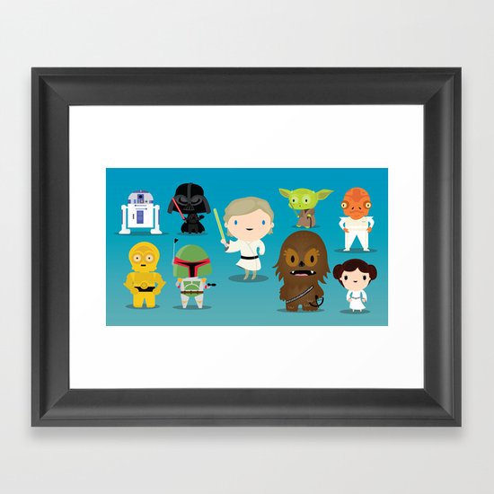 The force Framed Art Print