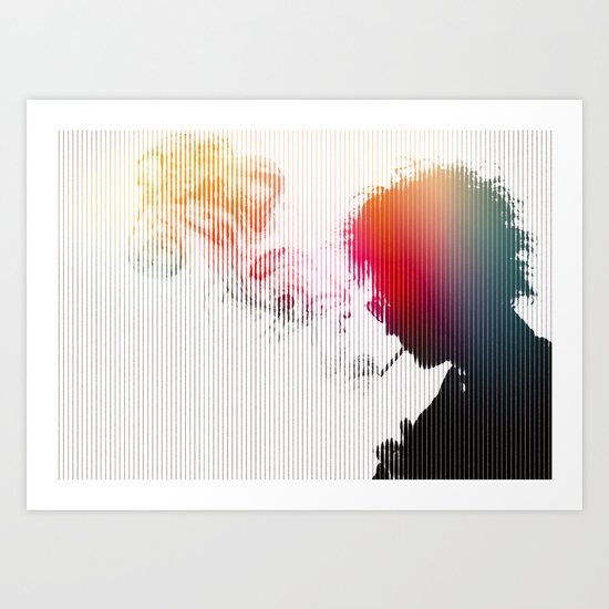 Chaos is a friend of mine Art Print