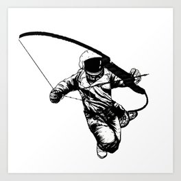 Astro Archer Art Print