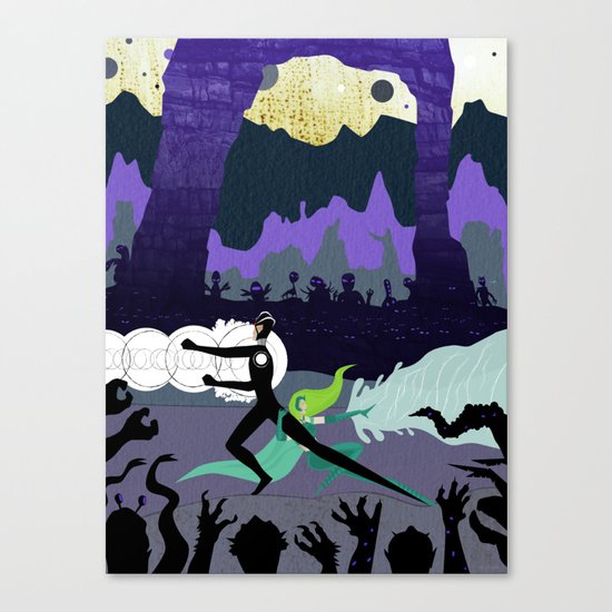 Power Couple Canvas Print