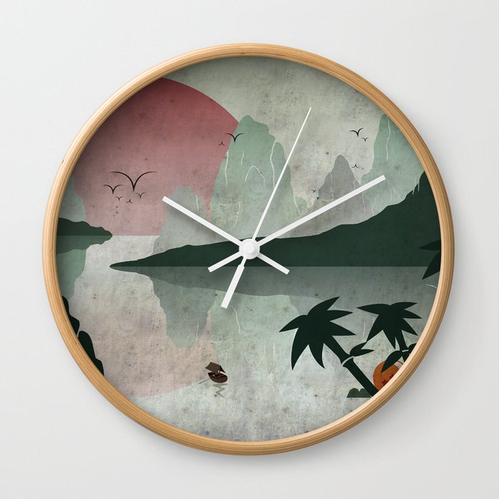 Two Of Seven Wall Clock