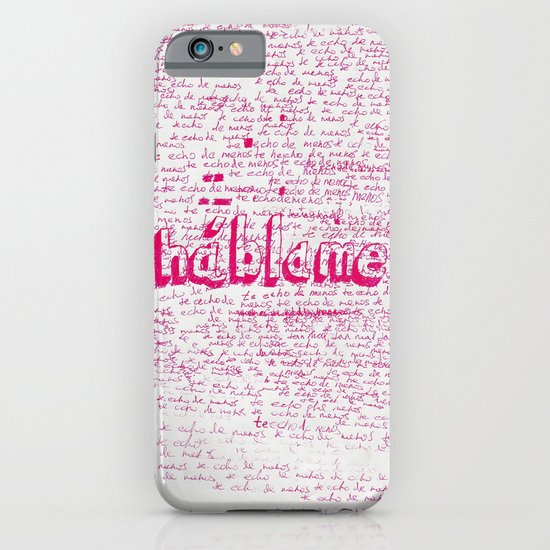 I Miss You. Talk to Me. iPhone & iPod Case