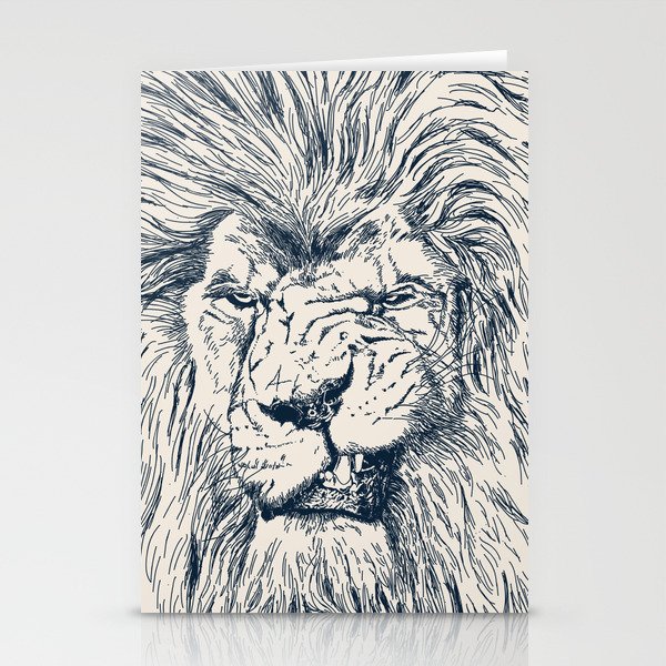 Lion Stationery Cards