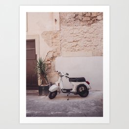 Italian Motorbike Art Print